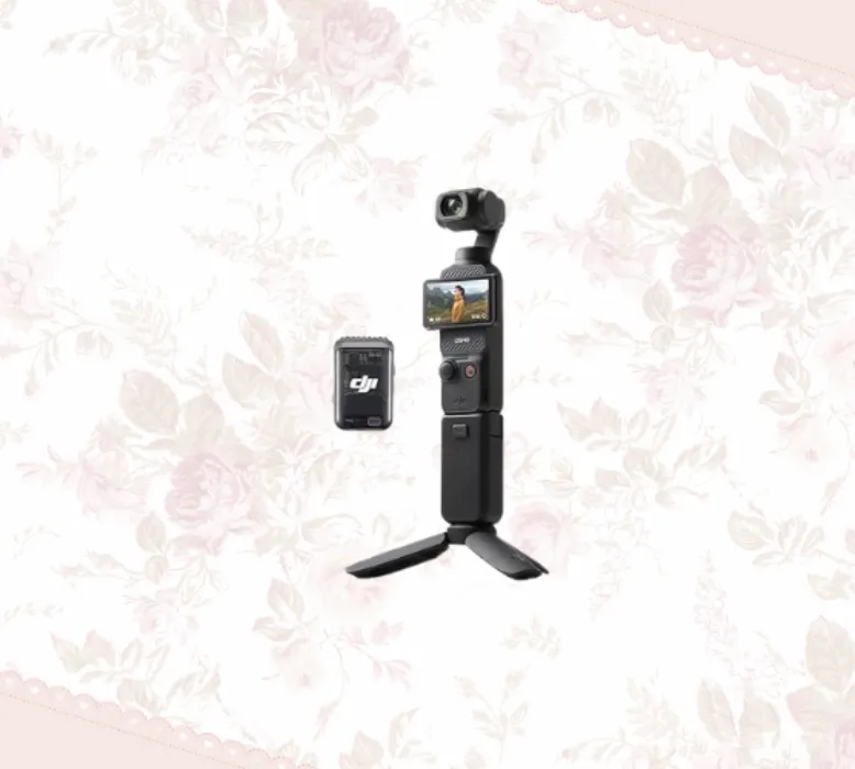 DJI Osmo Pocket 3 Kreativ Combo, vlog kamera 4K mit 1-Zoll-CMOS und 4K/120 fps Video, 3-Achsen-Stabilisierung, digital kamera, schnelles Scharfstellen, inkl. Mikrofon für klaren Ton, YouTube - Osmo Pocket 3 Kreativ Combo