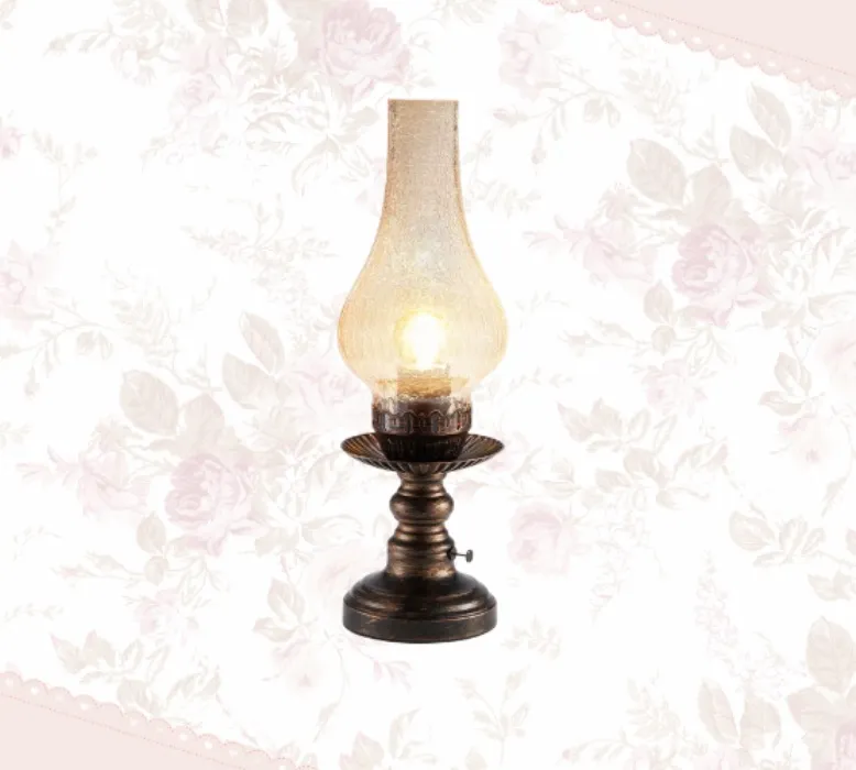 EGOBASIC Vintage Kabellose Tischlampe mit Touch-Steuerung, Aufladbare, Kleine Akku Lampe, Retro Bauernhaus Stil, Amber Handgeblasenes Glas, Einstellbare Helligkeit für Schlafzimmer, Wohnzimmer, Büro