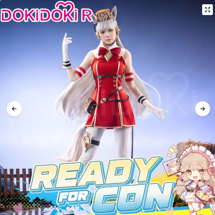 DokiDoki-R Gold Ship Anime Game Cosplay Costume 