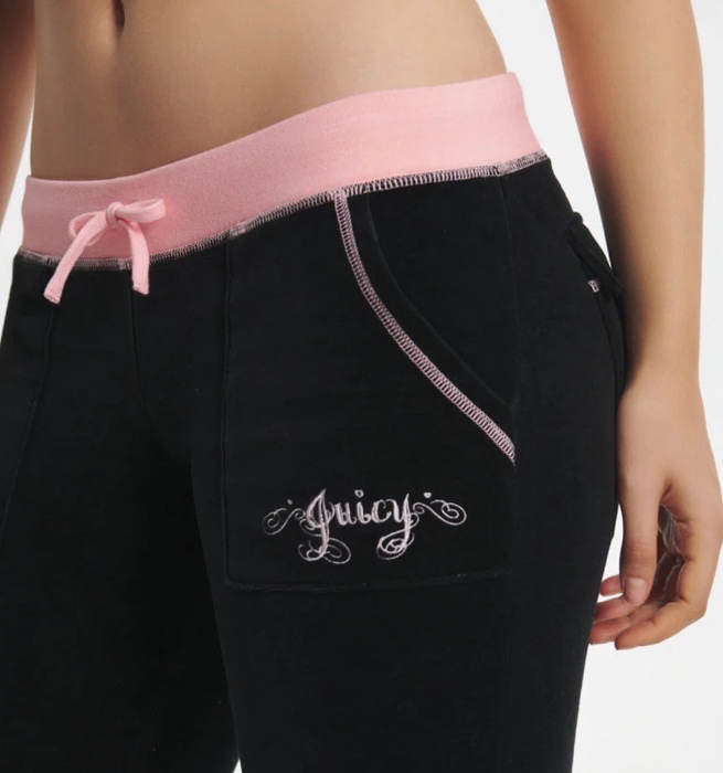 SWEETHEART COTTON VELOUR TRACK PANTS