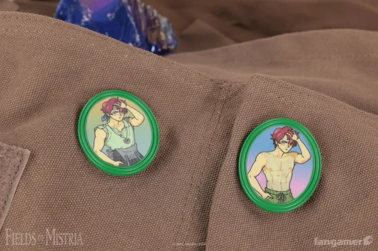 March Lenticular Pin - Fields of Mistria