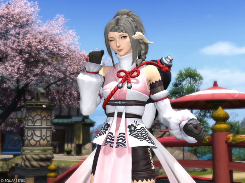 Yozakura's Attire - Final Fantasy XIV