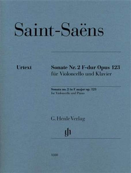 Camille Saint-Saëns: Sonata no. 2 in F major op. 123: Cello And Accomp.