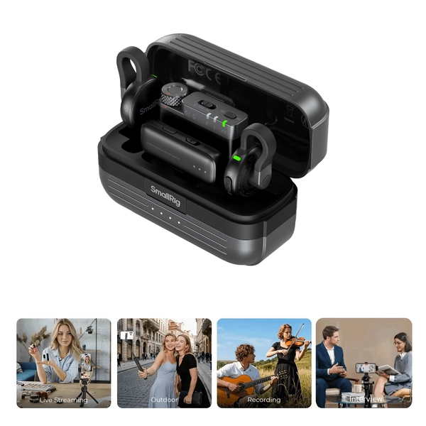 S70 Ultra Thin Invisible Wireless Microphone for Vlog,Wedding,Interview