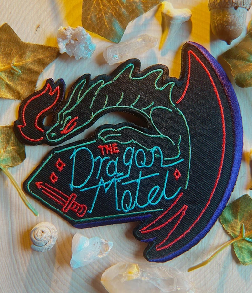 Dragon Motel Patch - Etsy