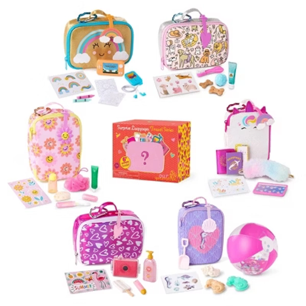Our Generation Surprise Luggages Travel Series - 1 of 6 Collectible Mystery Boxes Accessories for 18" Dolls: Includes Play Toothbrush