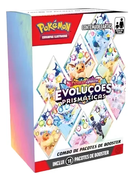 Combo de Booster EV8.5 - Evoluções Prismáticas - Copag