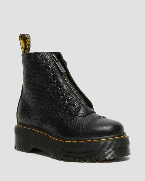DR MARTENS Sinclair Milled Nappa Leather Platform Boots