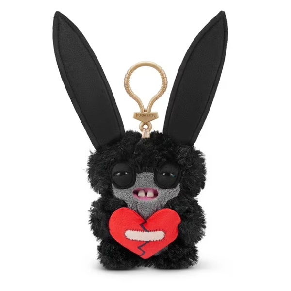 Fuggler Key Rings 5 inch (Lord Long Ears) Ugly Monster Plush, Stuffed Animal Key Chain Toy by ZURU
