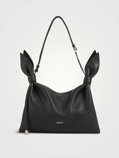 Medium Scarf Leather Shoulder Bag