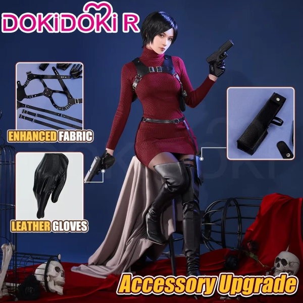 【Ready for Ship】Adaa Wongg Cosplay Costume Game Cosplay【XS-3XL】DokiDoki-R Women Sexy Sweater Dress Halloween Costume Plus Size - AliExpress 200000532