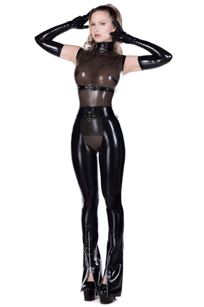 Dom Discipline Latex Rubber Chaps