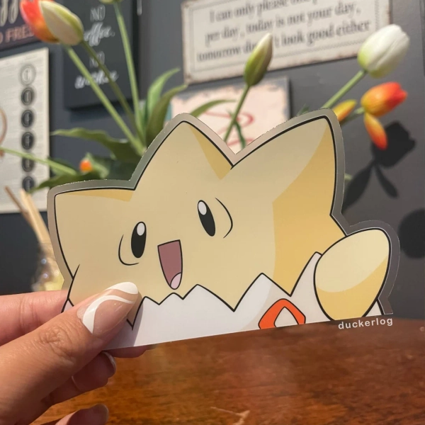 Togepi Peeker Sticker