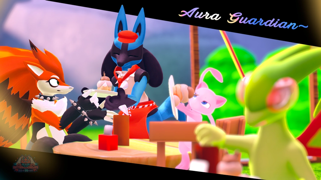 Aura Guardian 3D Model/VRChat Avatar (Facetracking)