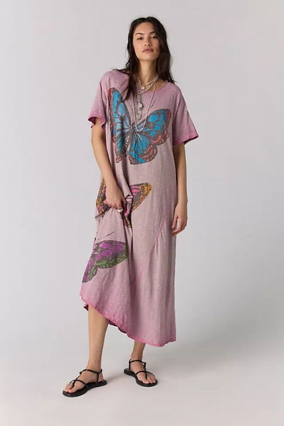 Magnolia Pearl Butterfly Travelers Maxi Tee Dress