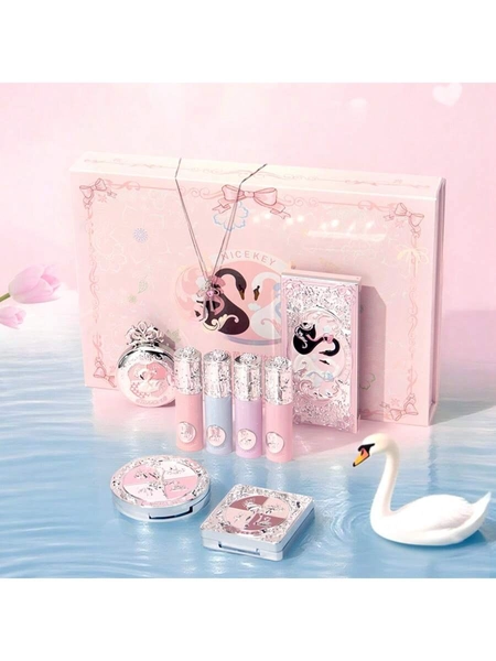 Pink Ballet Swan Makeup Gift Set, Birthday/Valentine's Day/Christmas Gift For Wife, Girlfriend, Classmate