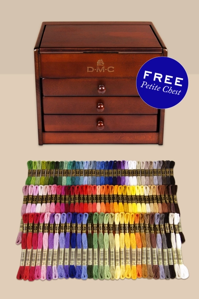 Embroidery Floss Assortment Pack with Free Petite Chest