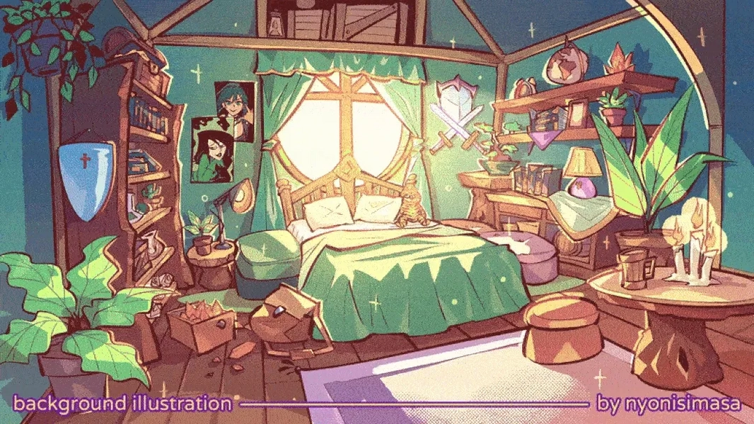 Background Illustration by nyonisimasa (@nyonisimasa)