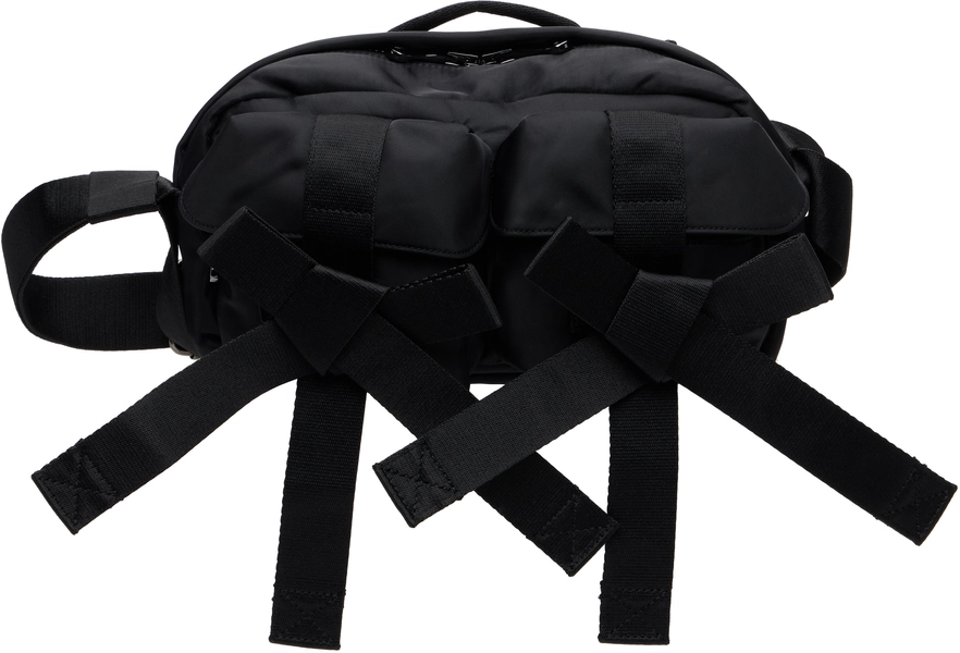 Black Classic Bow Crossbody Bag