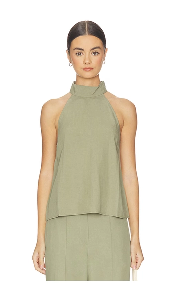 SAMSOE SAMSOE Sarheos Top in Sage. - size L (also in XS, S, M)