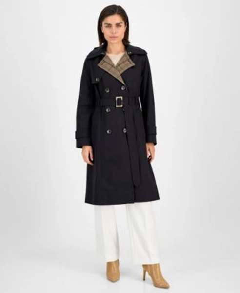 Women's Double-Breasted Belted Trench Coat