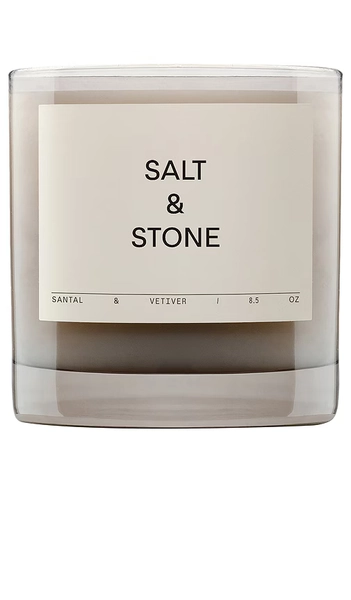 SALT & STONE Santal & Vetiver Candle in Beauty: NA.
