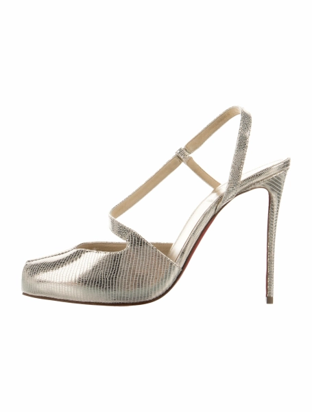 Leather Animal Print Pumps