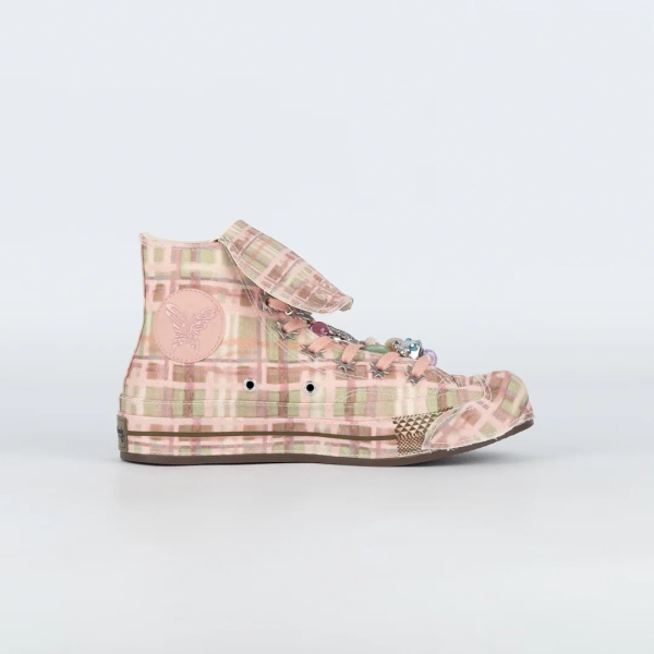 Tênis Converse Chuck 70 Hi Collina Strada Mellow Rose Fir Green Spinach Green A19047C
