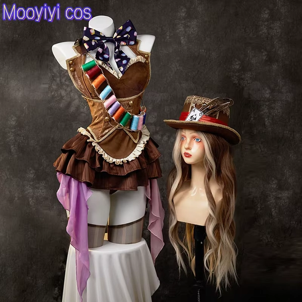 2025 New Hatter Alice Cosplay costume Halloween Christmas Role Playing Party Comic S-XL Sexy Costume Mooyiyi cos - AliExpress