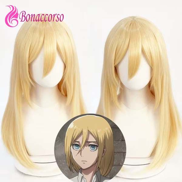 Christa Cosplay Perücke Angriff auf Titan Synthetische Kurze Gerade Perücke Anime Coser Nettes Mädchen Hitzebeständige Faser Perücke Halloween Party - AliExpress 200165144