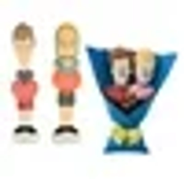 Beavis & Butthead Valentine’s Day Decor Bundle – Plush Bouquet + Beavis & Butthead Blow Mold Set