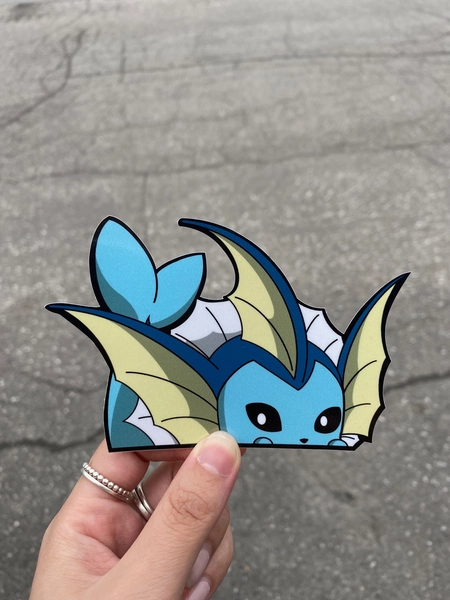 Vaporeon Peeker Sticker