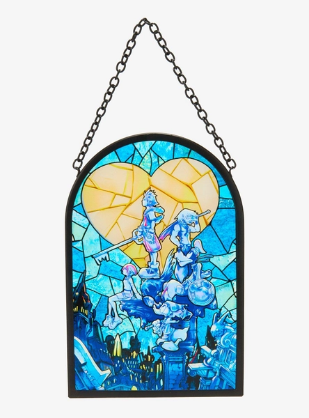 Disney Kingdom Hearts Stained Glass Portrait Wall Art - BoxLunch Exclusive