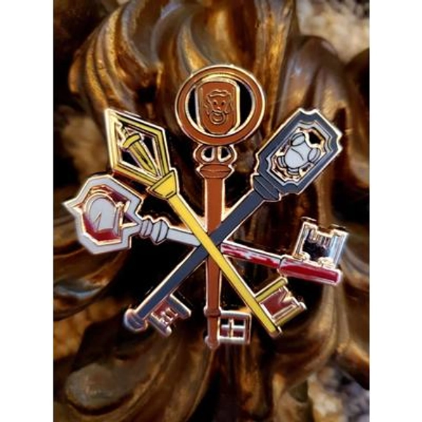 Resident Evil Enamel Pin - Spencer Mansion Keys