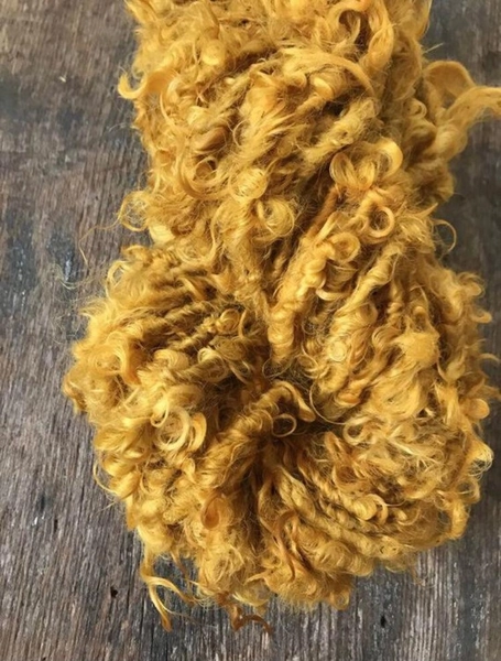 Honey Mustard Lincoln Wool Locks Yarn, 20 Yards - Etsy