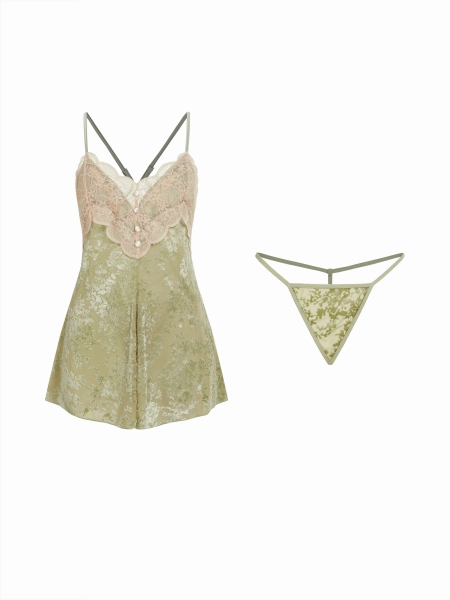 π₯ Lace Cami Top & Thong Set π₯