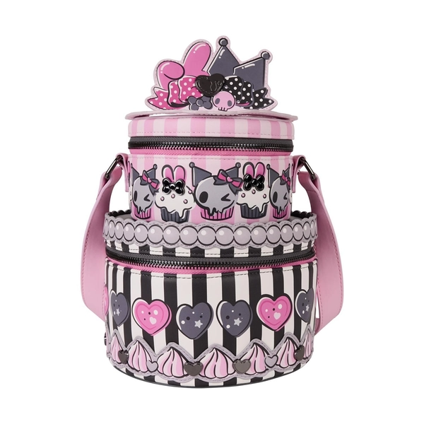 Loungefly Sanrio: My Melody And Kuromi Figural Crossbody Bag