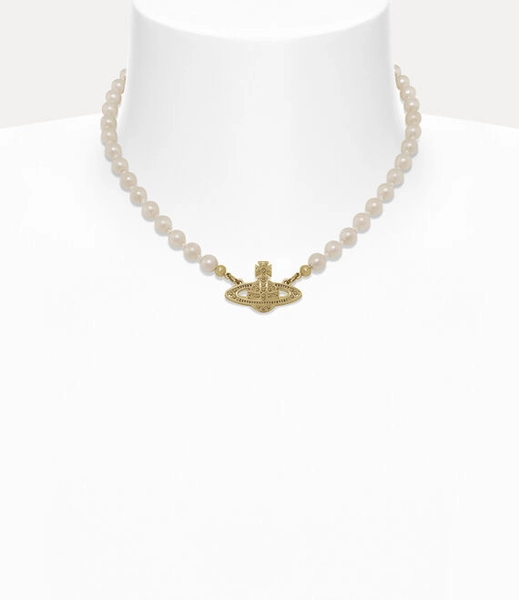 Mini Bas Relief Pearl Choker
