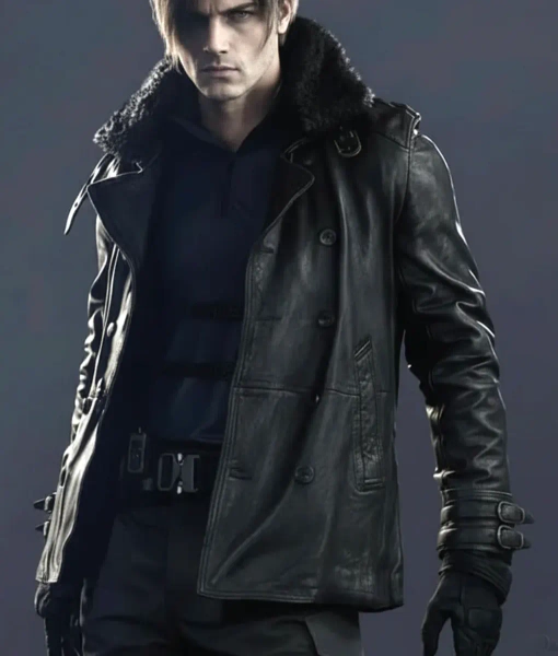 Resident Evil 9 Leon Kennedy Black Leather Jacket | Boss Jackets