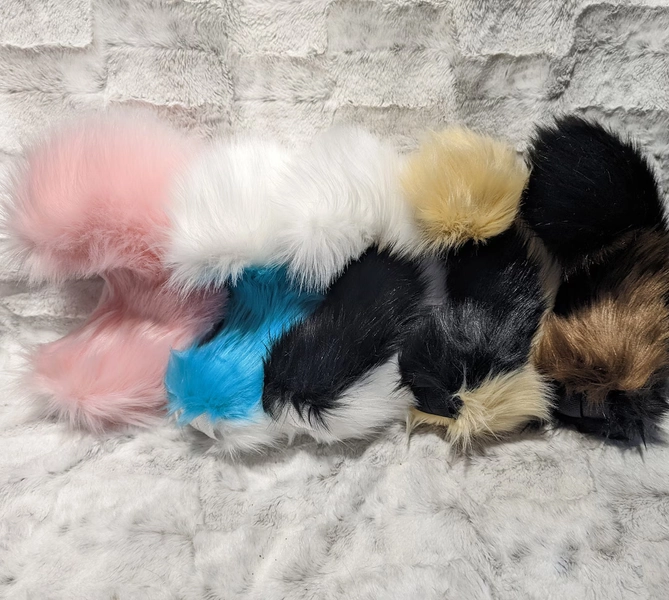 Brown Short Canine Curl Tail - Etsy