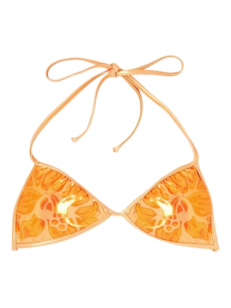 Diesel x Karol G Kate floral-print bikini top  | XS