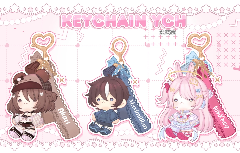 Me as a Keychain (@MomooPiink)