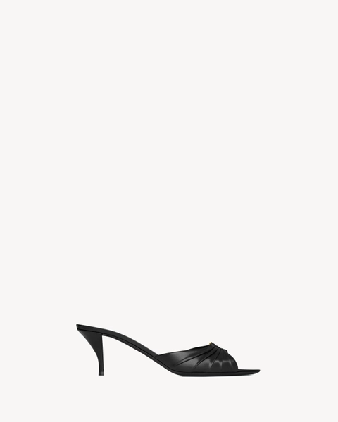 BABYLONE mules in smooth leather