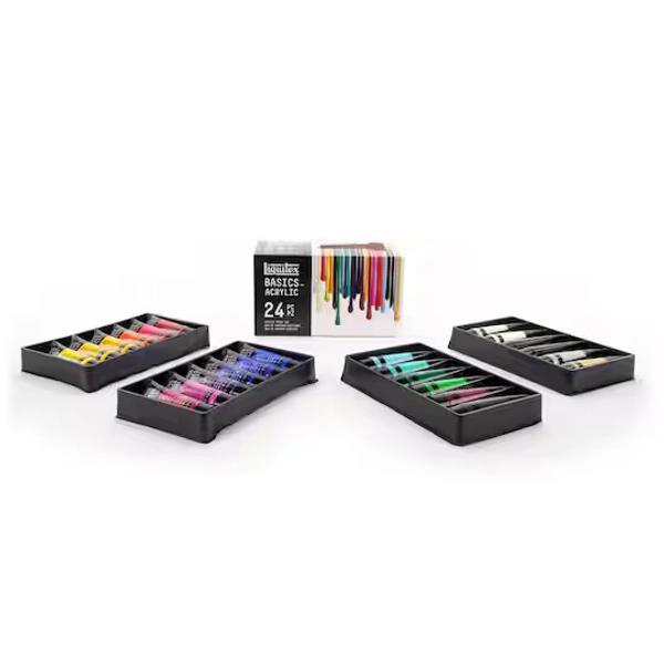 Liquitex BASICS® Acrylic Color Set, 24 Count