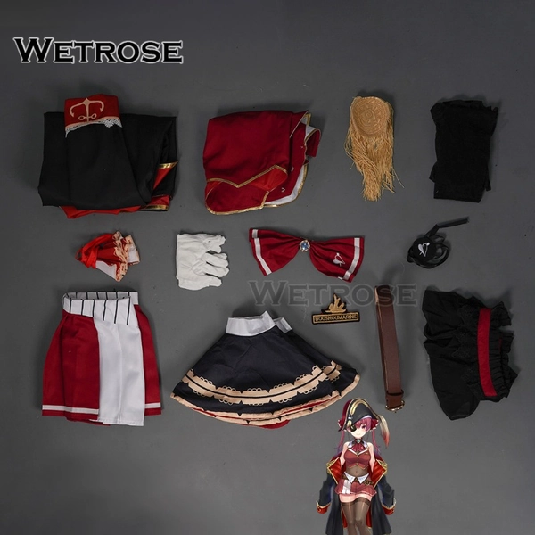 [Wetrose] In Stock Houshou Marine 宝鐘マリン Hololive Vtuber Cosplay コスプレ Costume
