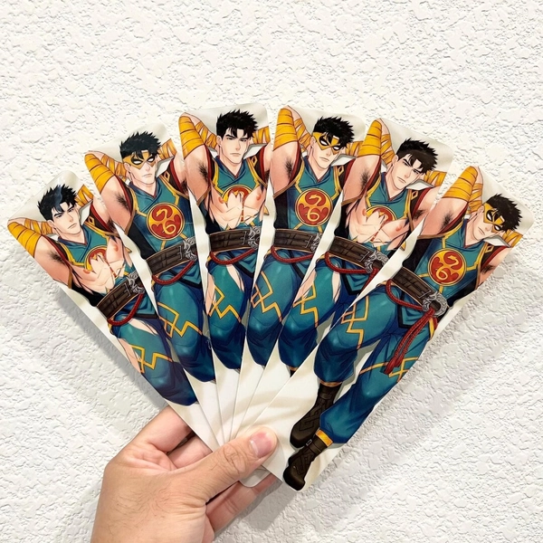 Super Hero Martial Artist Video Game Comic Character Bookmark Print Poster - Etsy