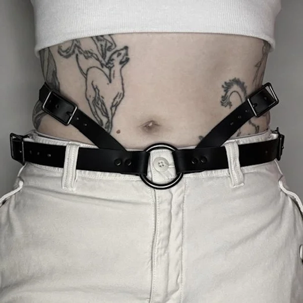 Sonnie Harness Belt — CERBERUS LEATHERWORKS