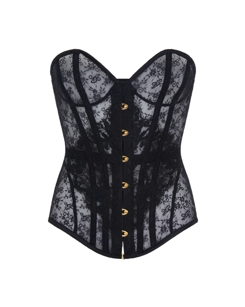 Malorey Corset in Black | By Agent Provocateur All Lingerie