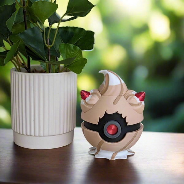 Alcremie Poke Ball | 3D Printed Display Ball