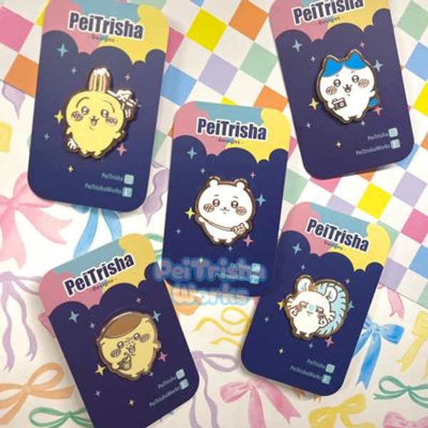 Chiikawa pin enamel pin Hachiware Usagi Momonga Kurimanju enamel pin pins